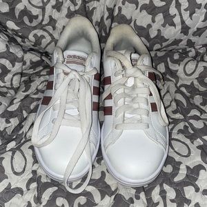 Women’s Adidas Grand court rose gold sneakers